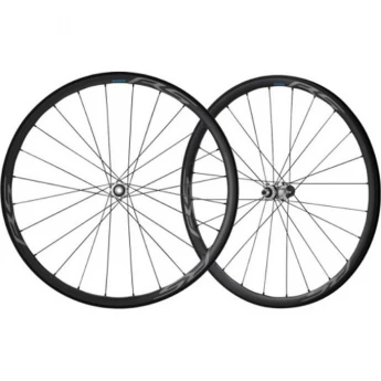 Комплект колес SHIMANO RS770, переднее и заднее, 10-11 скоростей, клинчерное под дисковый тормоз C.LOCK, под полые оси, черный