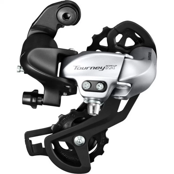 Переключатель задний SHIMANO TOURNEY, TX800, 7/8 скоростей, крепление на петух, серебристый ERDTX800SGSS Переключатель задний SHIMANO TOURNEY, TX800, 7/8 скоростей, крепление на петух, серебристый ERDTX800SGSS