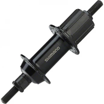 Втулка задняя SHIMANO TX500, V-BR, 32 отверстия, 8/9 скоростей, под гайку, OLD:135мм, ось 185мм, черный