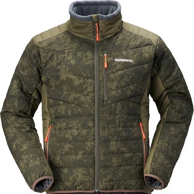 Куртка утеплённая SHIMANO BASIC INSULATION JACKET ORE KHAKI 2XL MD05JQ2XLOKH Куртка утеплённая SHIMANO BASIC INSULATION JACKET ORE KHAKI 2XL MD05JQ2XLOKH