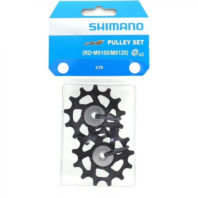 Ролики для велосипеда SHIMANO Y-PART RD-M9100/M9120, 12 скоростей, пара роликов, Y3FA98090 Ролики для велосипеда SHIMANO Y-PART RD-M9100/M9120, 12 скоростей, пара роликов, Y3FA98090