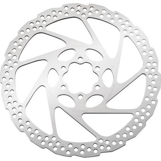 Тормозной диск SHIMANO RT56, 180мм, 6-болтов, только для пластиковых колодок ESMRT56MC Тормозной диск SHIMANO RT56, 180мм, 6-болтов, только для пластиковых колодок ESMRT56MC