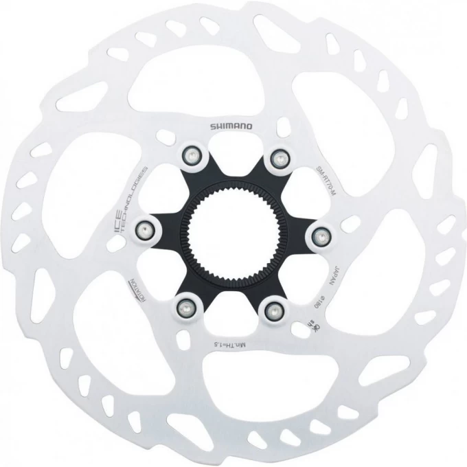 Тормозной диск SHIMANO SLX, RT70, 180 мм, CENTER LOCK ISMRT70M Тормозной диск SHIMANO SLX, RT70, 180 мм, CENTER LOCK ISMRT70M
