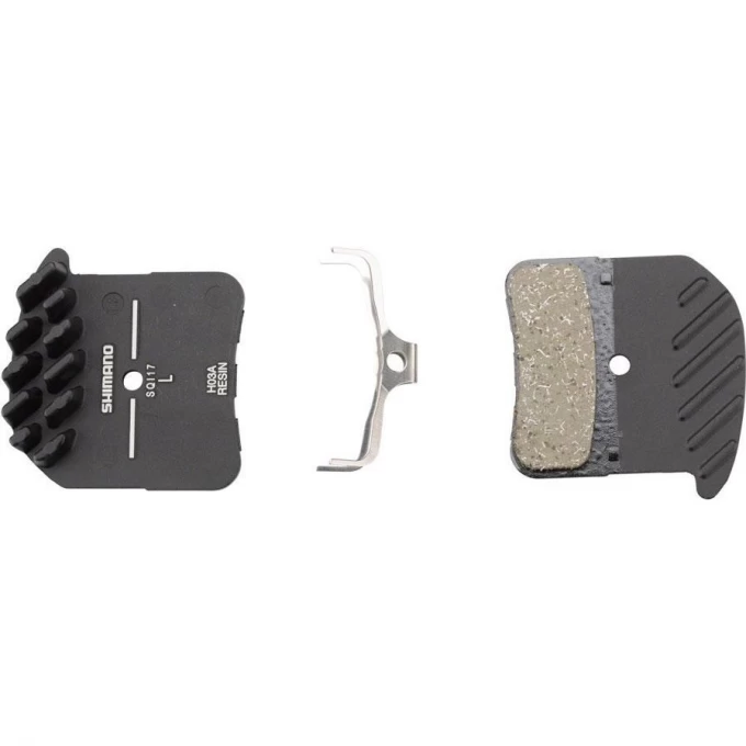 Тормозные колодки SHIMANO для дисковых тормозов, B01S, полимерные, c шплинтом, 25 пар EBPB01SRESINBS