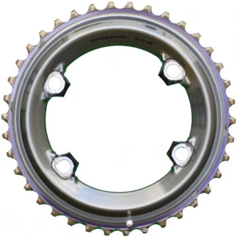 Звезда передняя для велосипеда SHIMANO DEORE FC-M590-10, 24T-AE черного цвета Y1LV24000