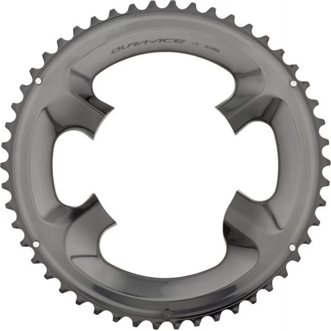 Звезда передняя SHIMANO DURA-ACE, для FC-R9100, 50T-MS, для 50-34T Y1VP98010 Звезда передняя SHIMANO DURA-ACE, для FC-R9100, 50T-MS, для 50-34T Y1VP98010