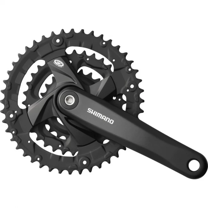 Система шатунов велосипедная SHIMANO ACERA M371, 175 мм, квадрат, 44/32/22 EFCM371E422XL Система шатунов велосипедная SHIMANO ACERA M371, 175 мм, квадрат, 44/32/22 EFCM371E422XL